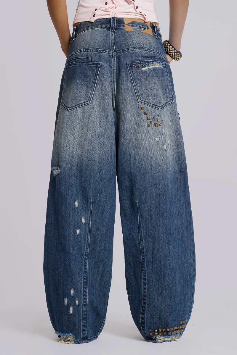 Jaded London Jewel XL Colossus Jeans Blue