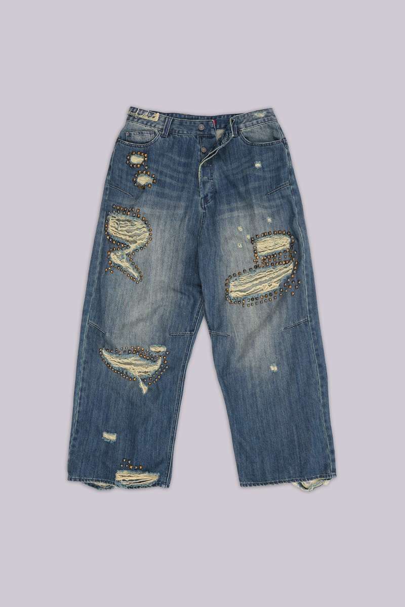 jaded london Jewel XL Colossus Jeans Blue
