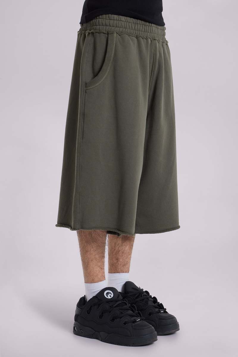 Jaded London Khaki Monster Shorts Khaki