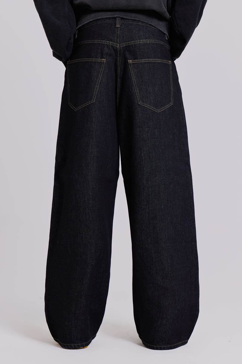 Jaded London LDN XL Colossus Jeans Dark Blue