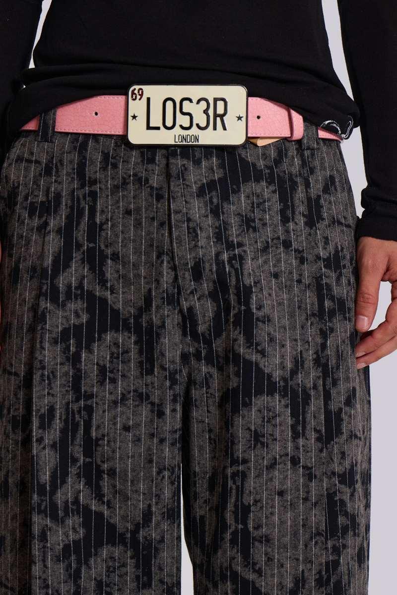 Jaded London Loser Belt Pink