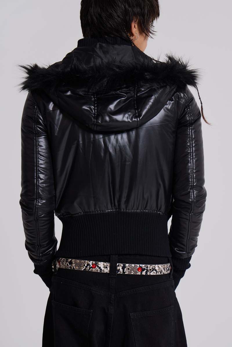 Jaded London Mercury Puffer Jacket Black