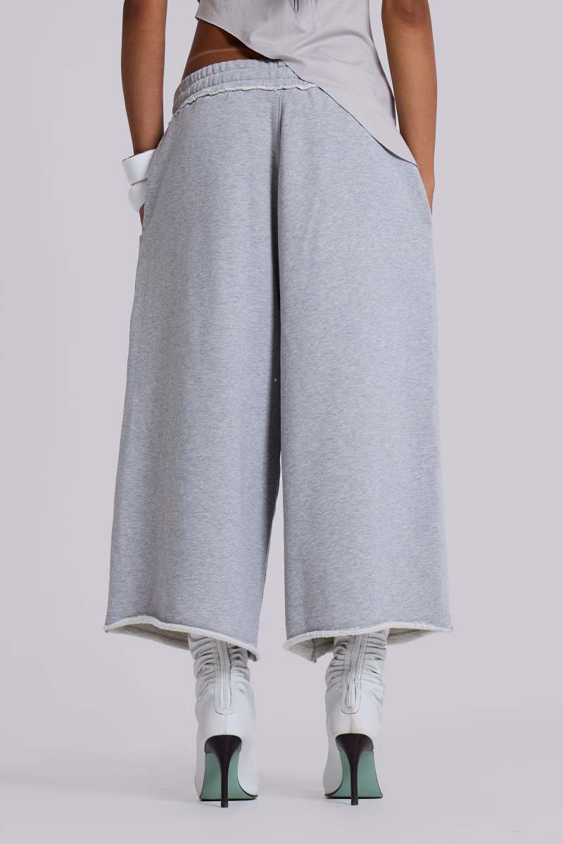 Jaded London Monster 3/4 Grey Marl Shorts Grey