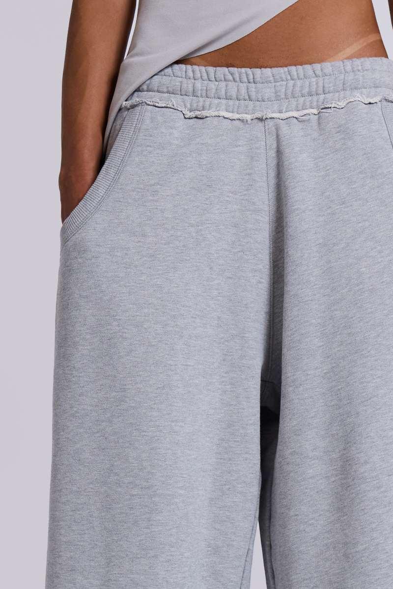 Jaded London Monster 3/4 Grey Marl Shorts Grey