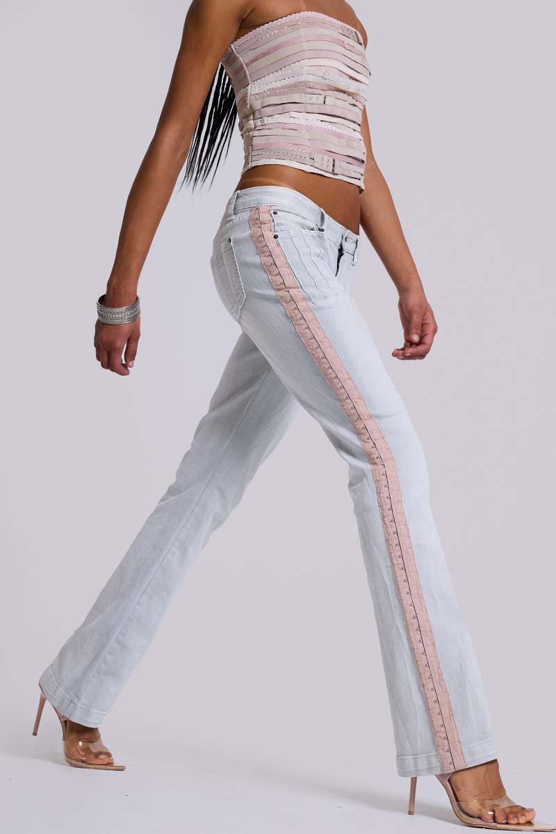 Jaded London Nadia Bootcut Cooper Jeans Blue