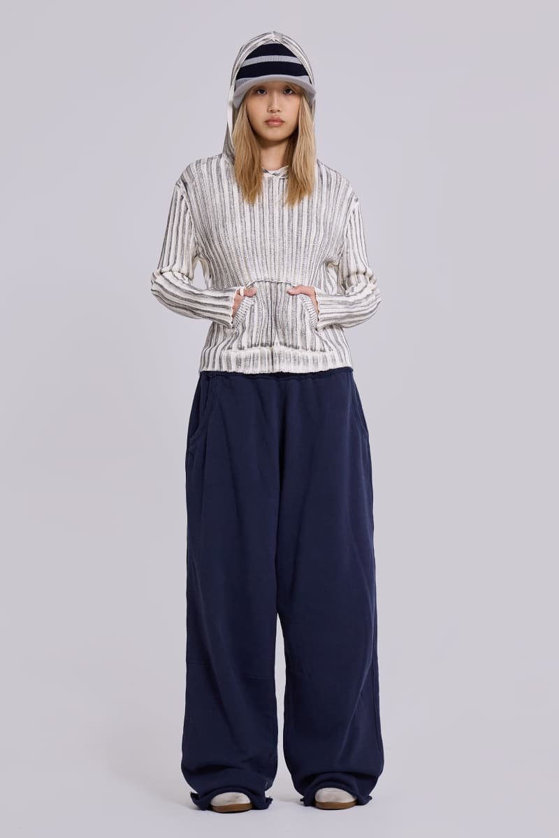 Jaded London Navy Blue Monster Joggers Navy