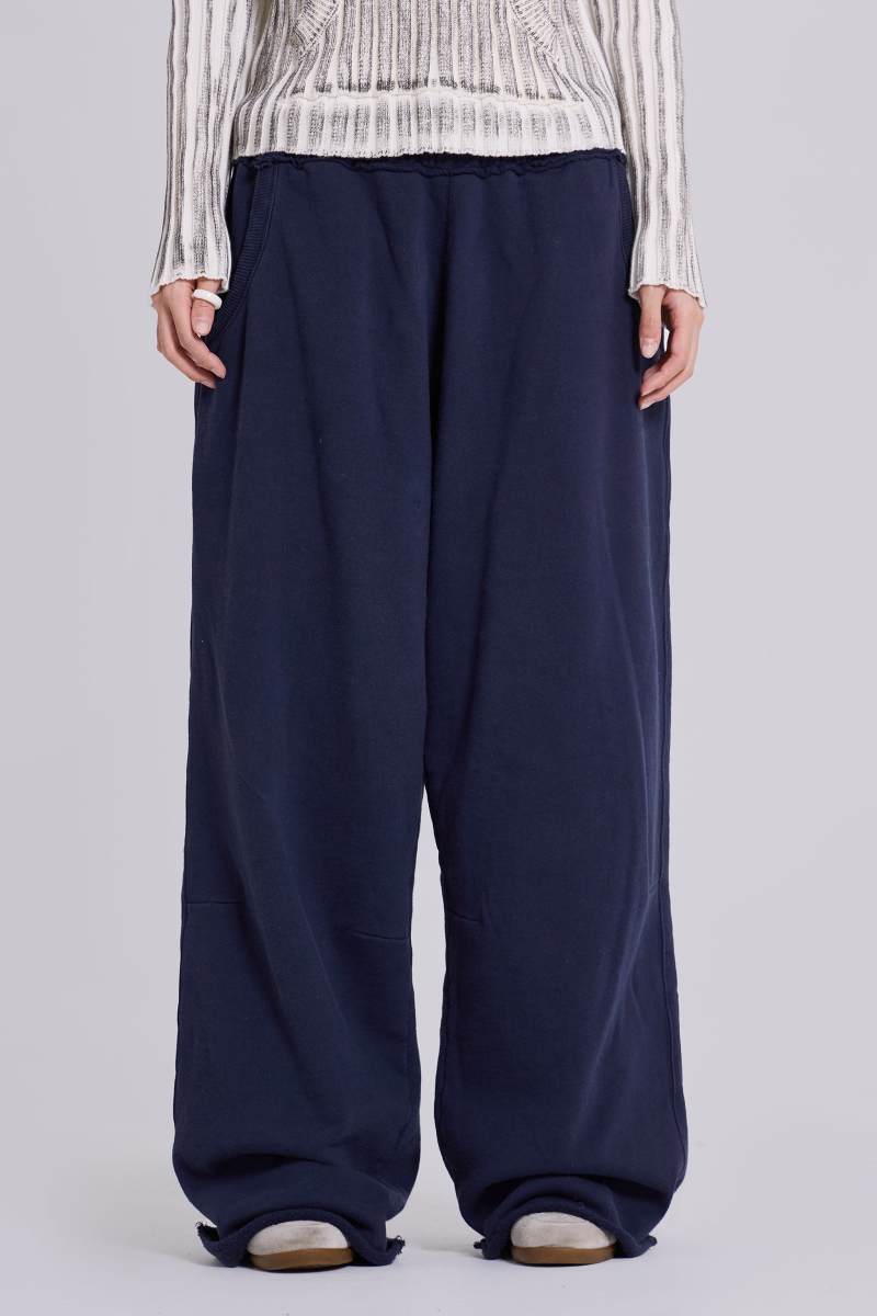 jaded london Navy Blue Monster Joggers Navy