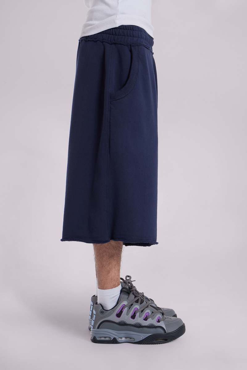 Jaded London Navy Monster Shorts Khaki