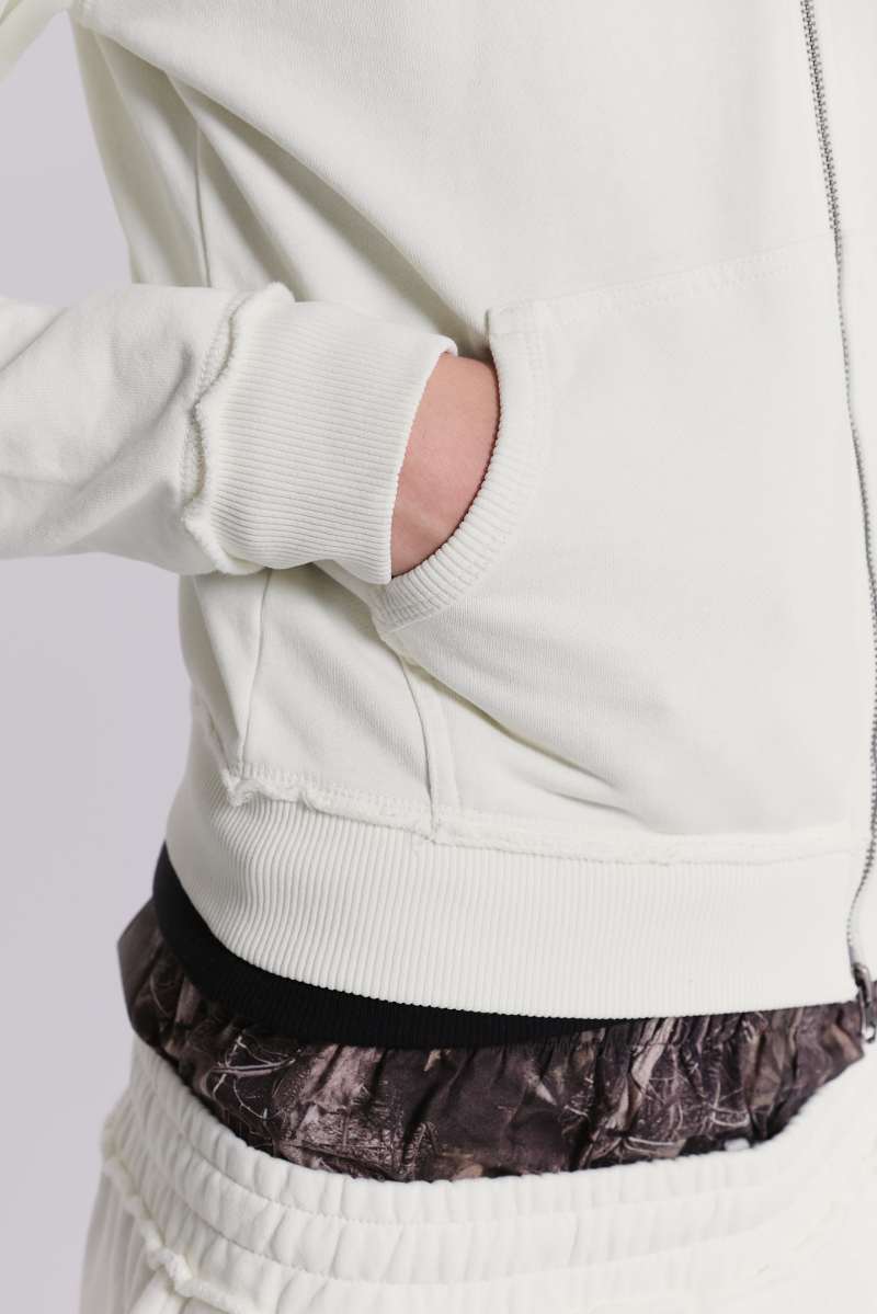 Jaded London Off White Mini Monster Hoodie White