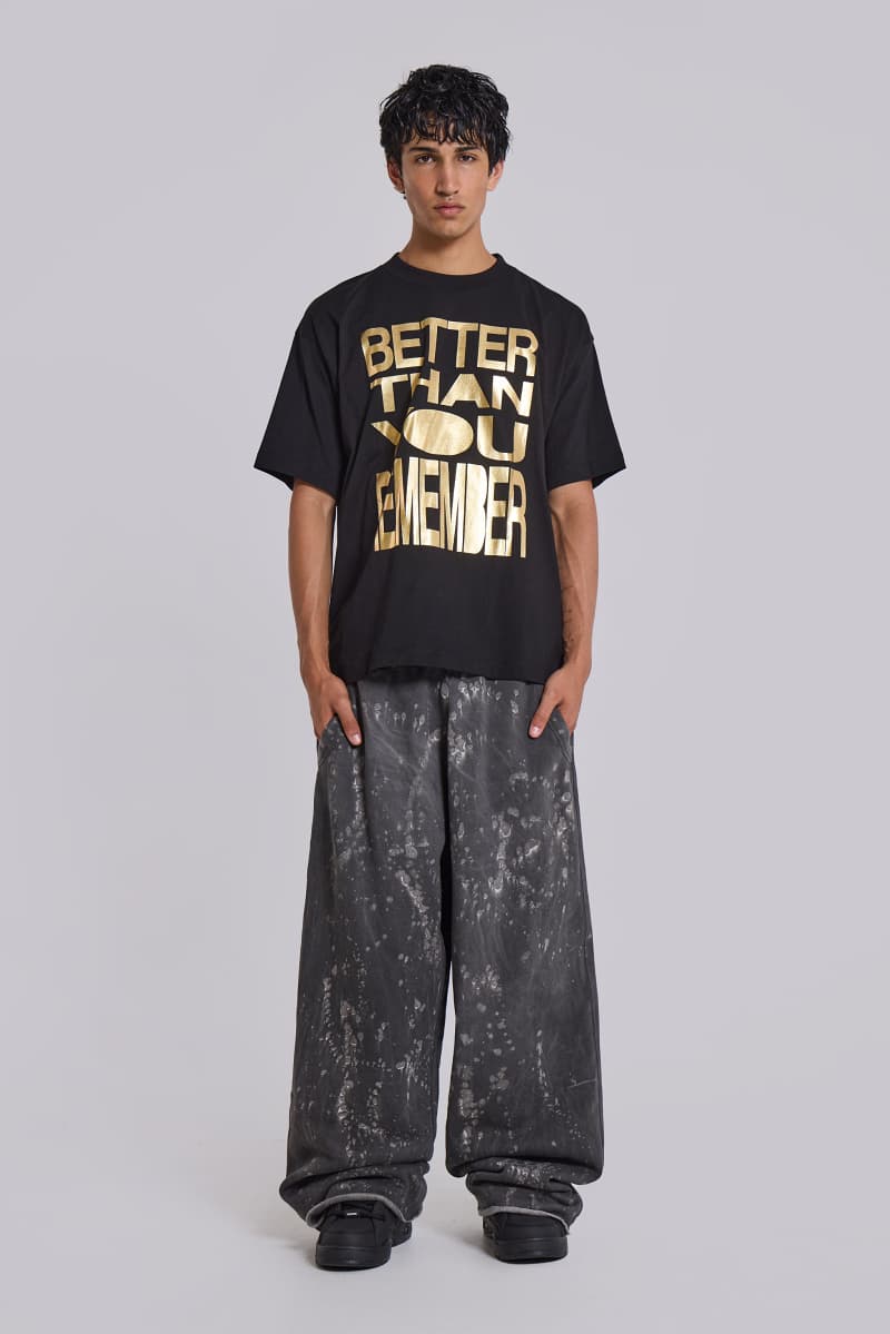 Jaded London Oil Spill Baggy Monster Joggers Multi