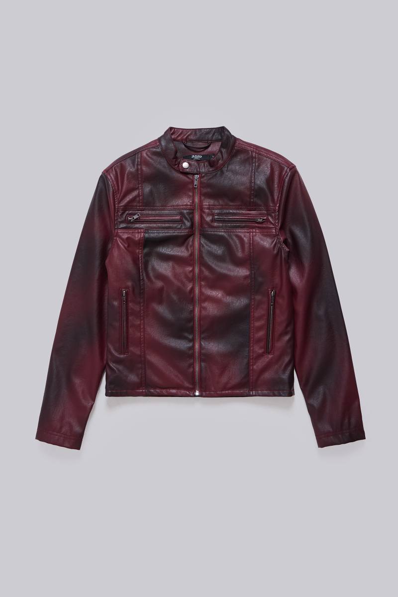jaded london Oxblood Piston Jacket Red