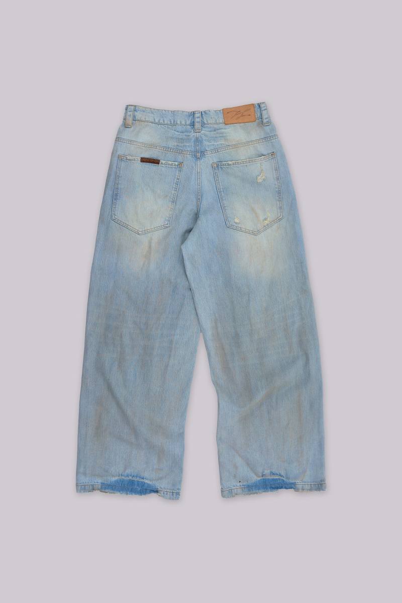 Jaded London Reef Dirty Wash Colossus Jeans Blue