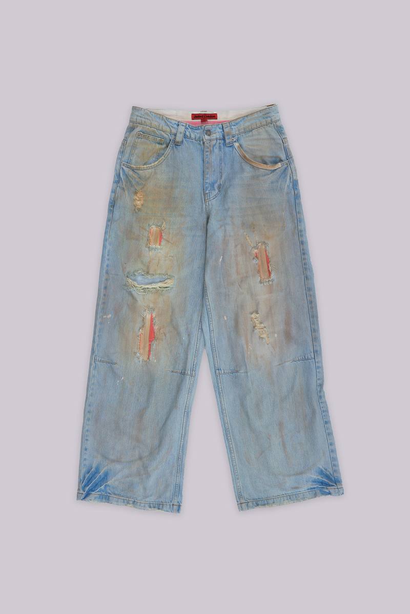 jaded london Reef Dirty Wash Colossus Jeans Blue