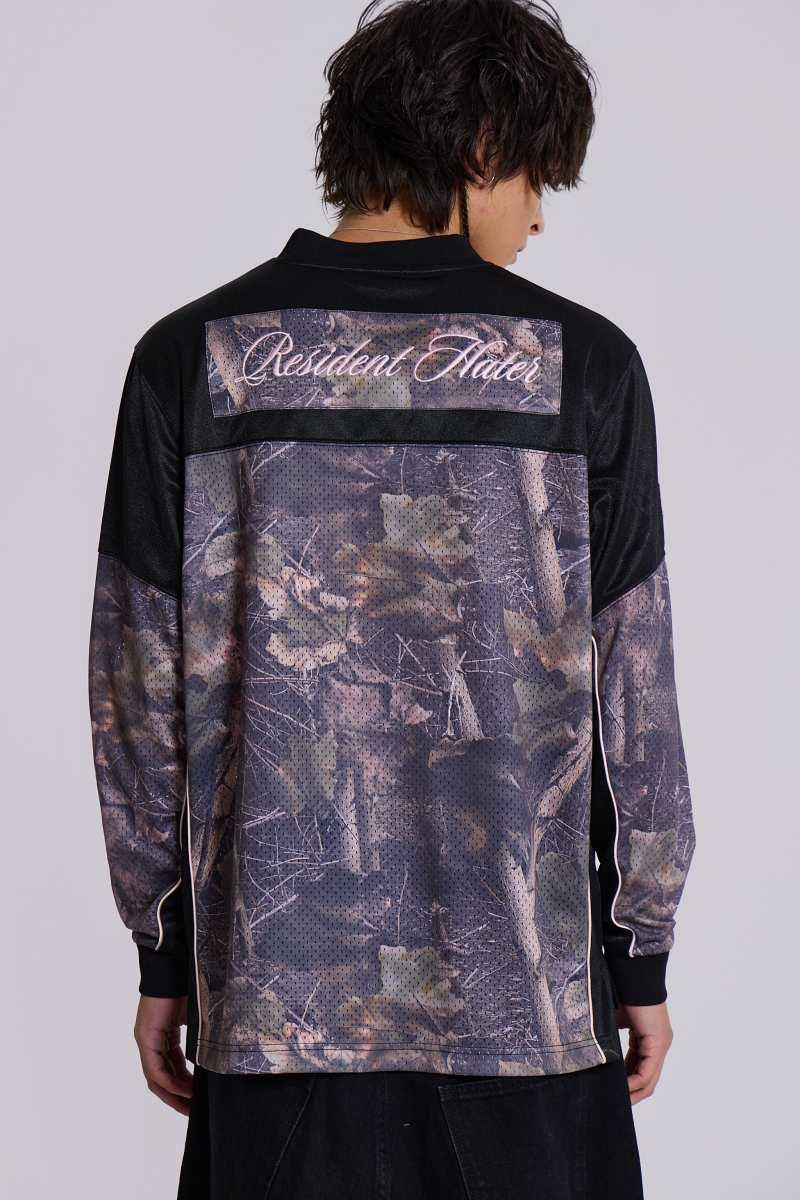 Jaded London Resident Hockey Camo Top Multi