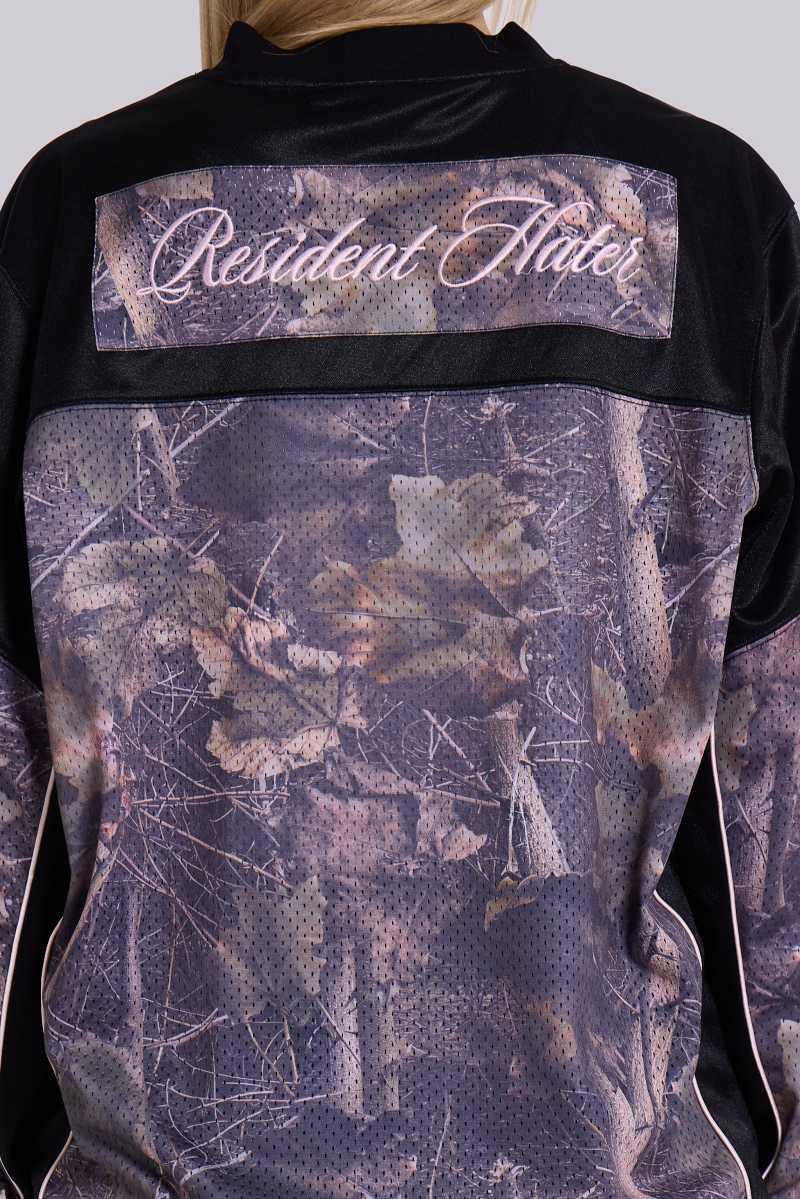 Jaded London Resident Hockey Camo Top Multi