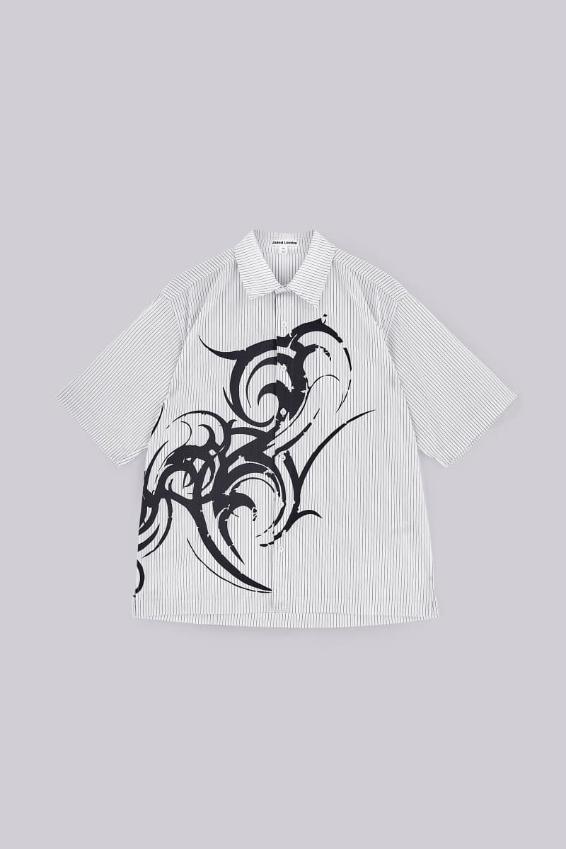 jaded london Rune Shirt White/Black