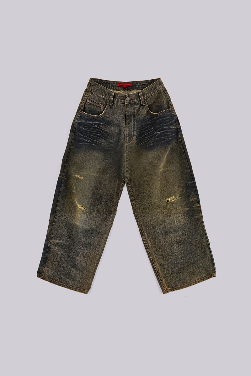 jaded london Rusted Cinch XL Colossus Jeans Rusted