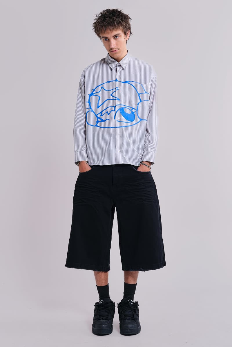 jaded london Sand Black Colossus Jorts Sand Black