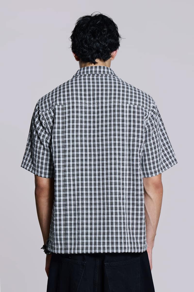 Jaded London Scattered Skull Shirt Black/White