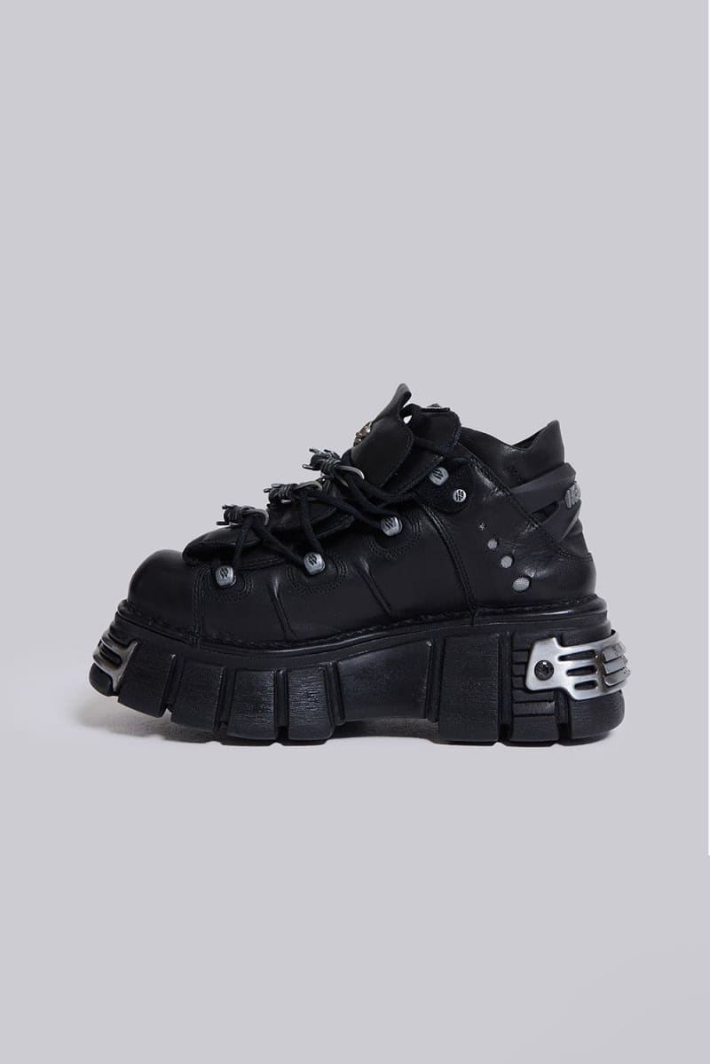 Jaded London Scythe Tower Boots Black