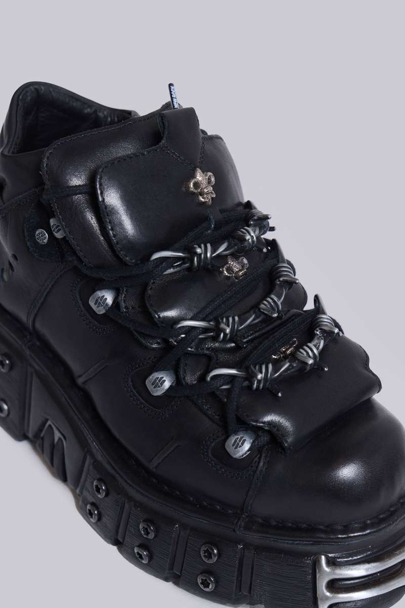Jaded London Scythe Tower Boots Black