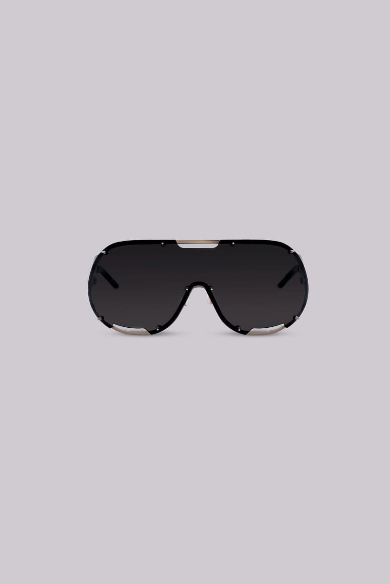 jaded london Shield Sunglasses Black