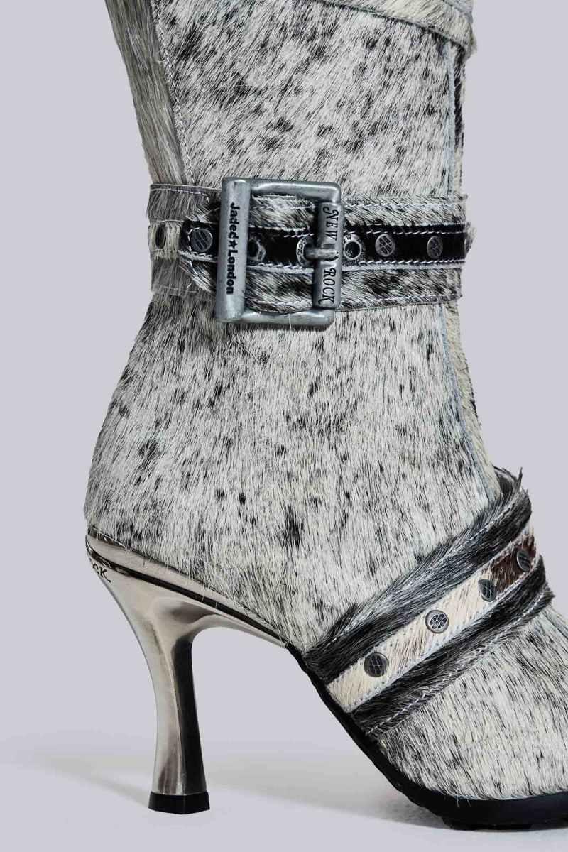 Jaded London Spirit Assassin Boots Grey