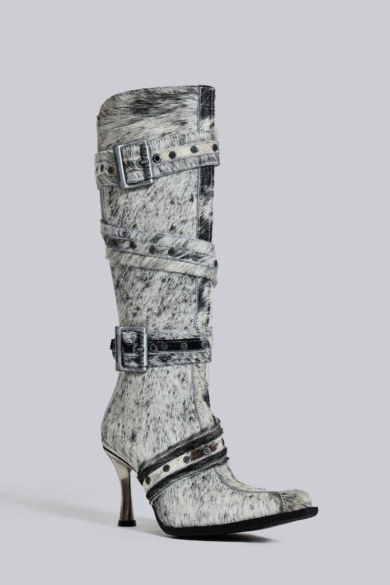 Jaded London Spirit Assassin Boots Grey