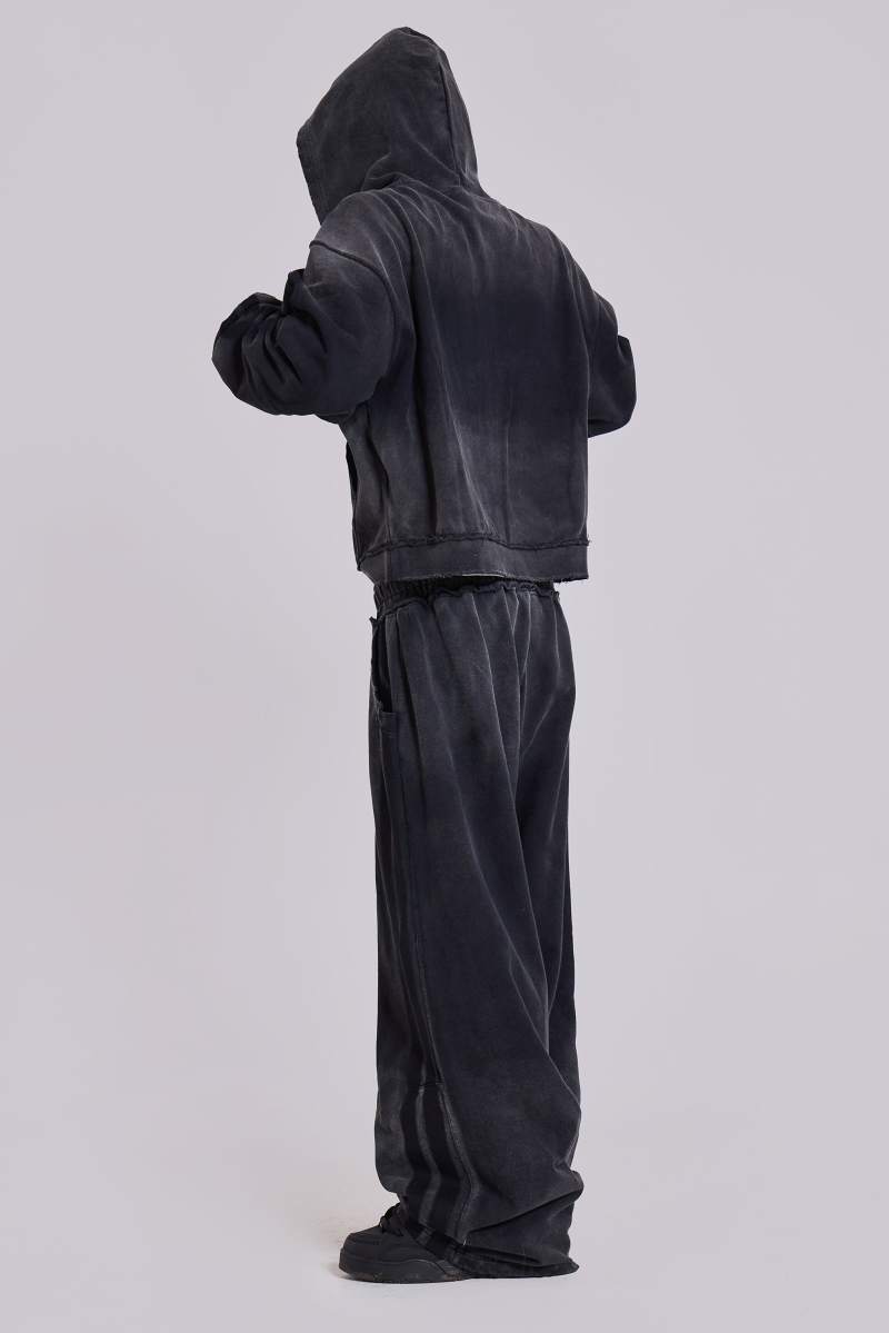 Jaded London Sporty Baggy Monster Hoodie Grey