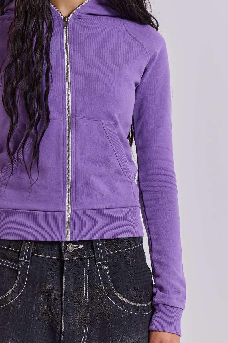 Jaded London Syrup Zip Up Hoodie Purple