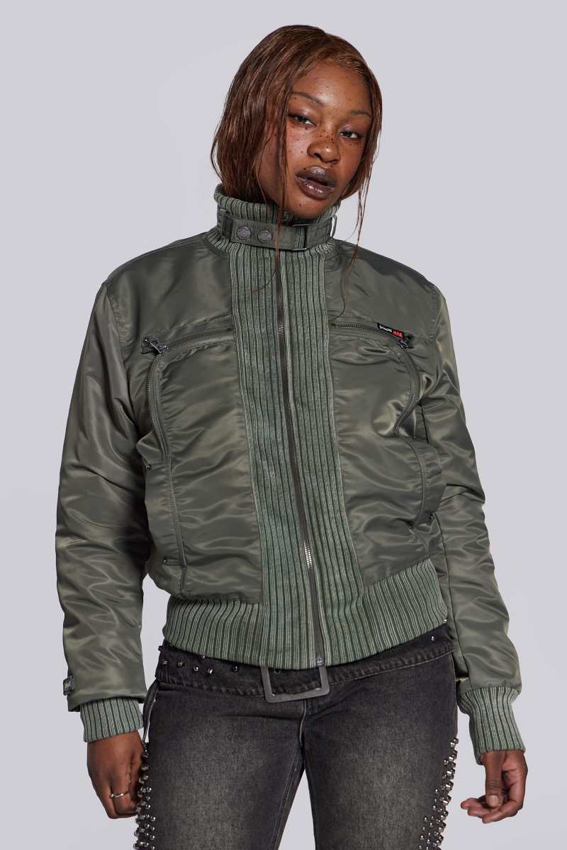 Jaded London Tank Jacket Khaki