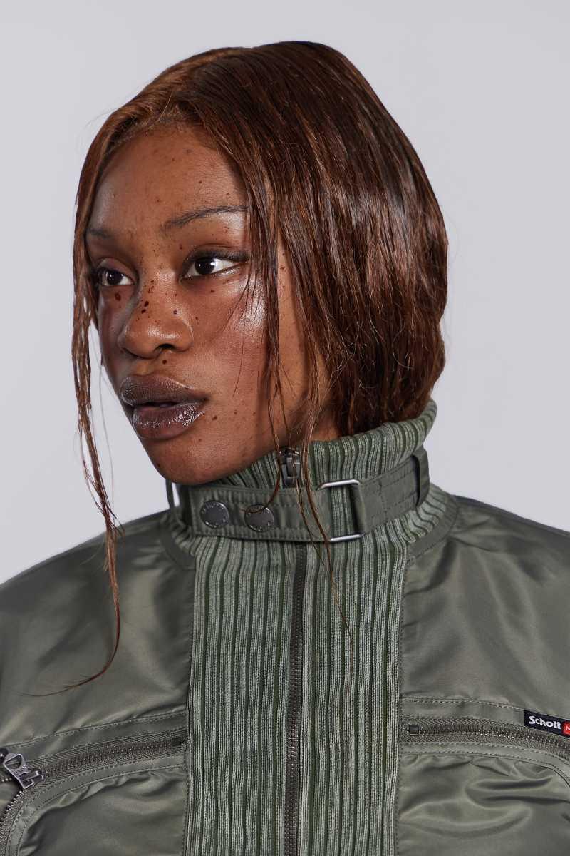 jaded london Tank Jacket Khaki