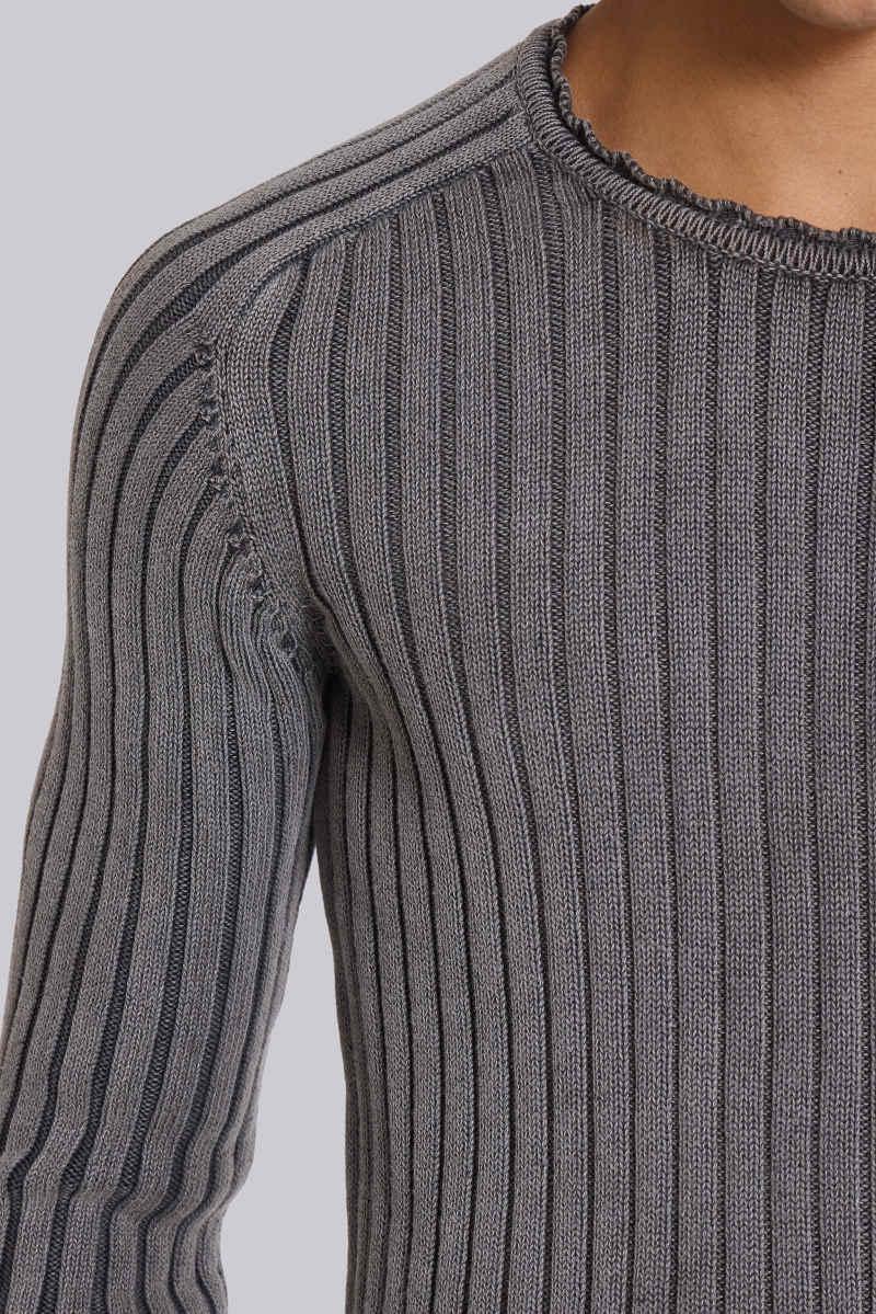 Jaded London Washed Black Vault Knit Black