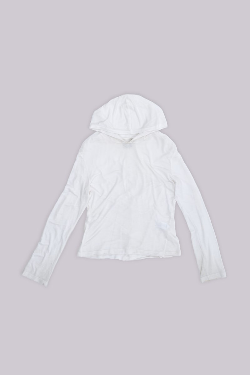 jaded london White Marl Mist Hoodie White