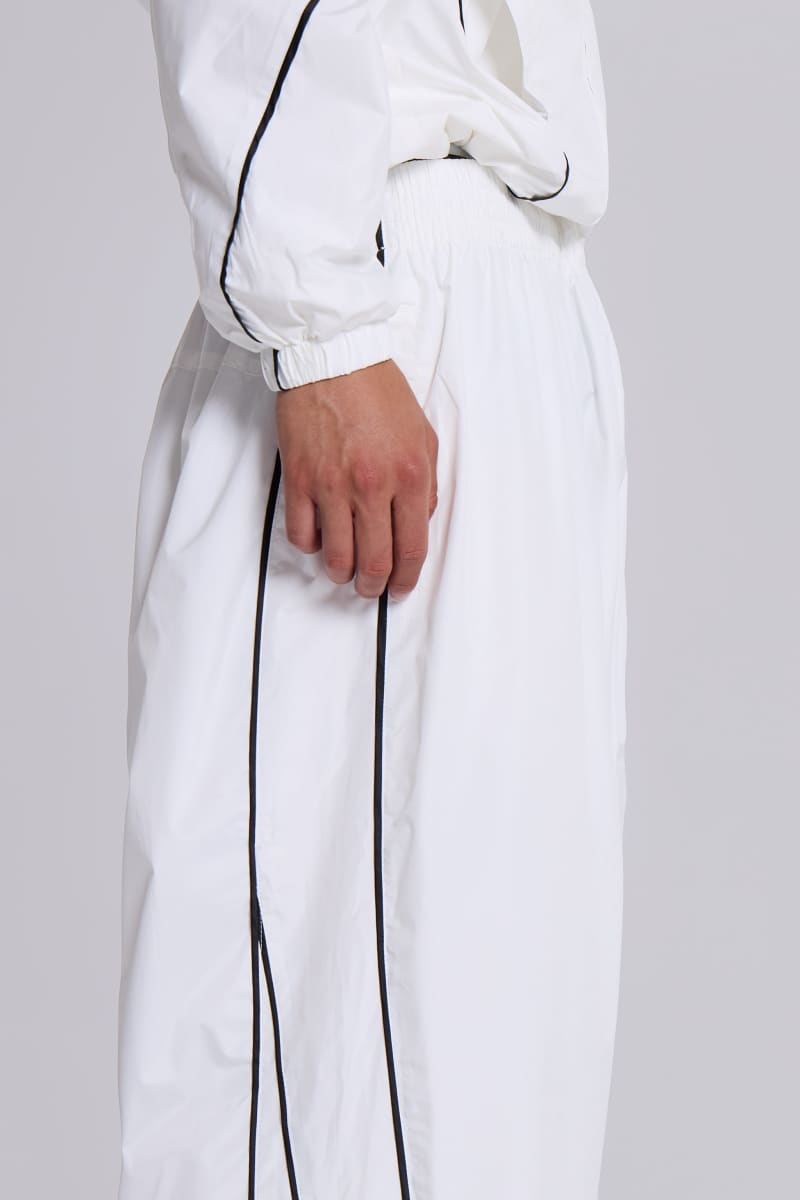 Jaded London White Vapor Tracksuit Bottoms White