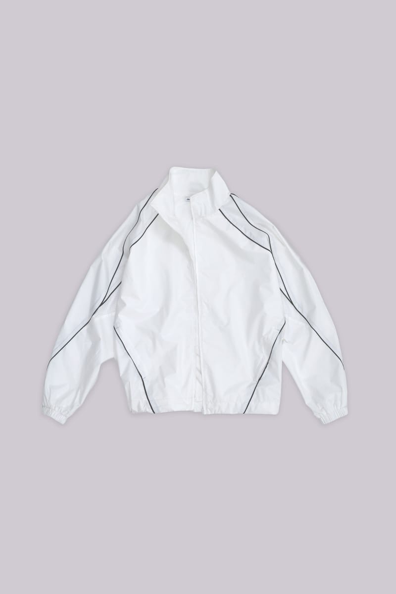 jaded london White Vapor Tracksuit Top White