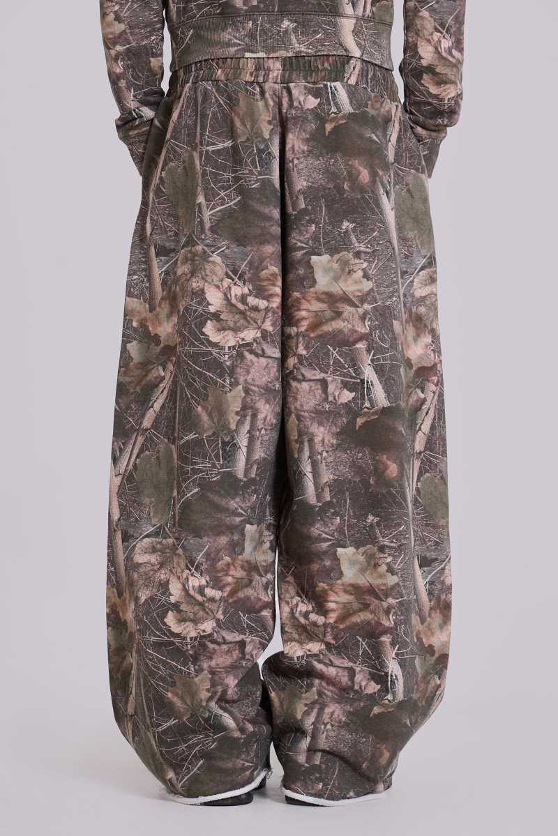 Jaded London Woodland Camo Monster Joggers Camo