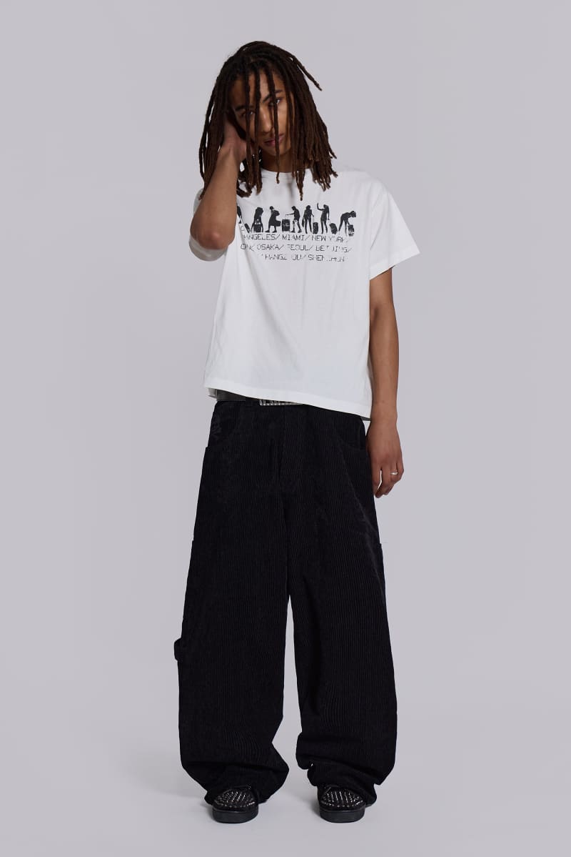 Jaded London World Tour T Shirt White