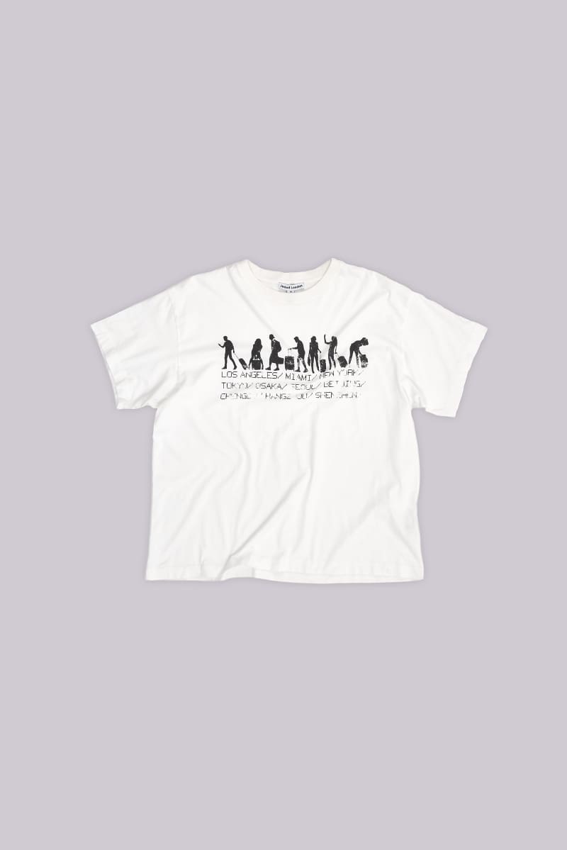 jaded london World Tour T Shirt White