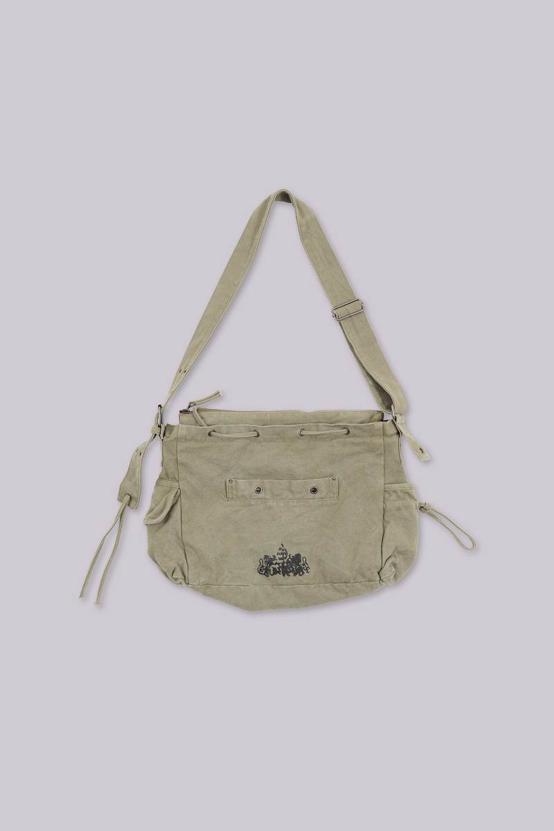 jaded london Khaki Military Utility Satchel Bag Khaki
