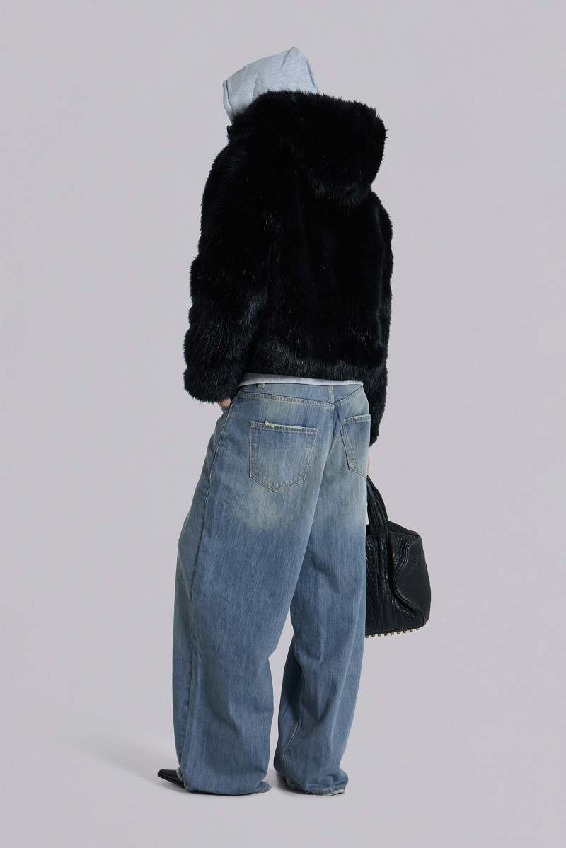 Jaded London Light Wash Slub XL Colossus Jeans Blue