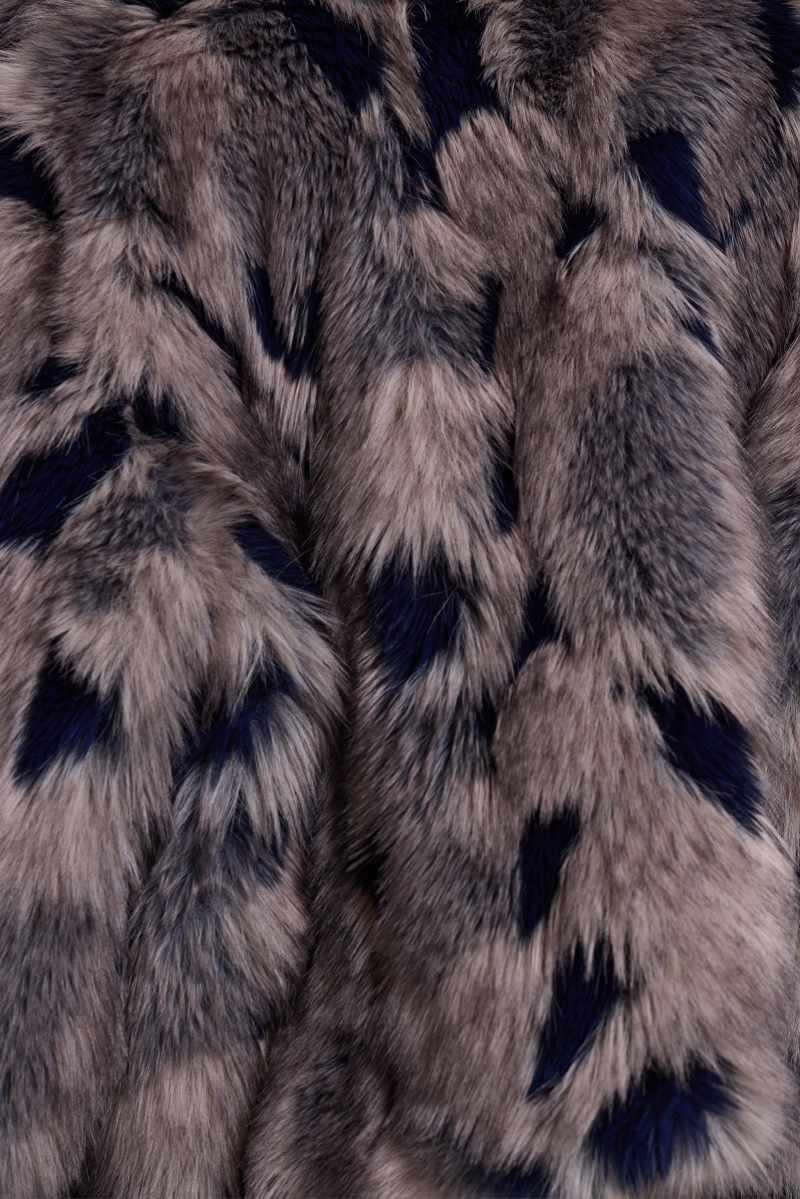 Jaded London Mara Oversized Faux Fur Coat In Ashen Grey
