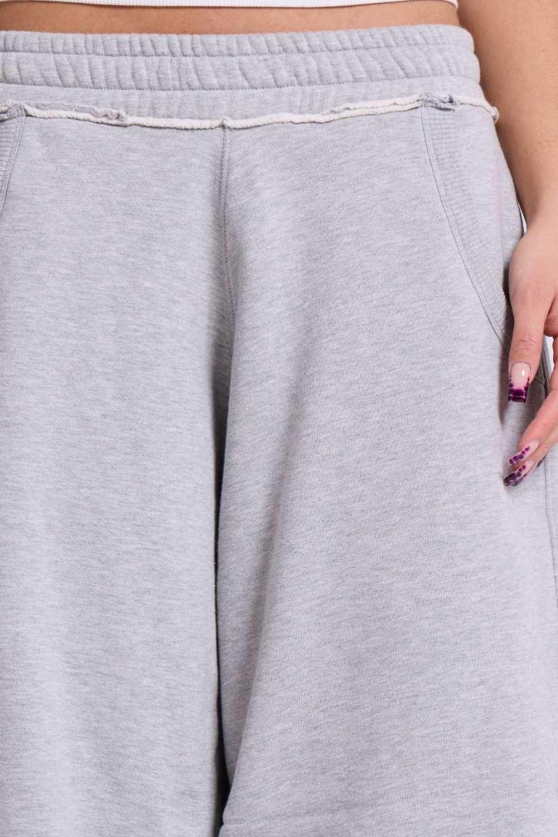 jaded london Petite Grey Marl Baggy Monster Joggers Grey