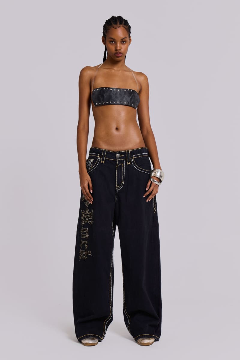 Jaded London Rock Revival Mono Colossus Jeans Black