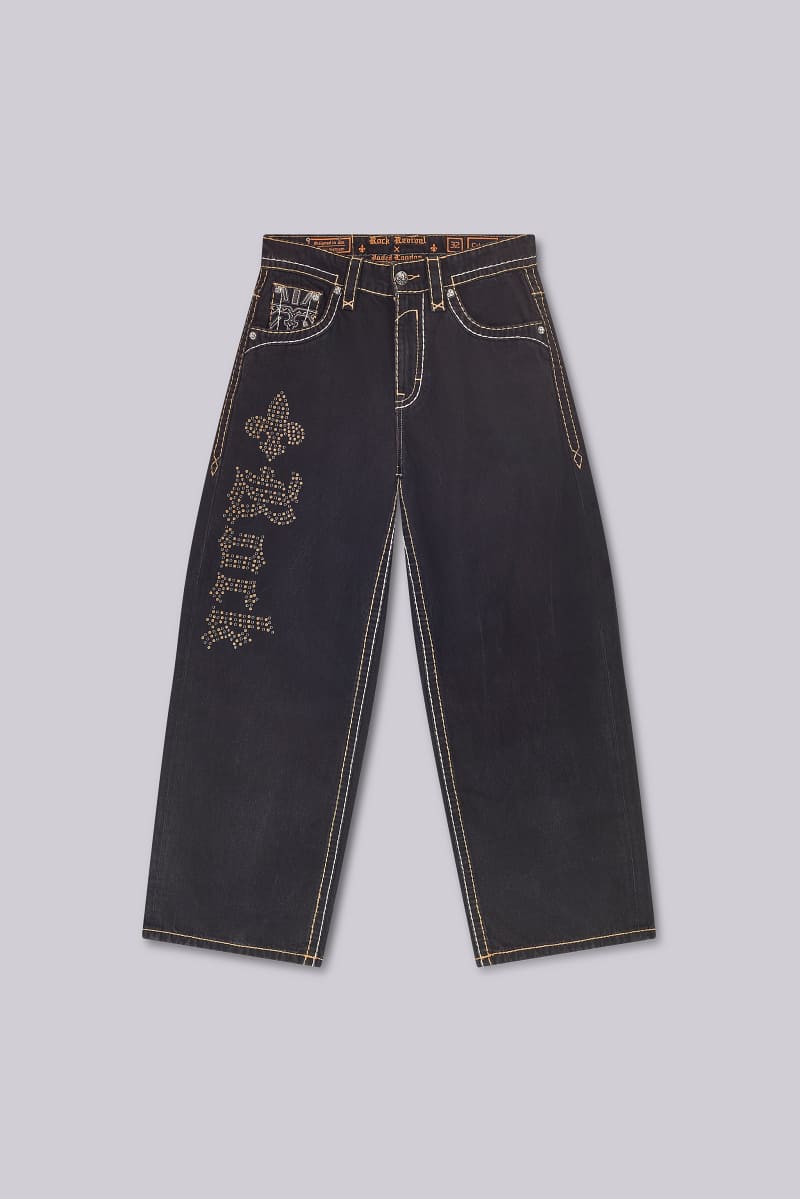 Jaded London Rock Revival Mono Colossus Jeans Black