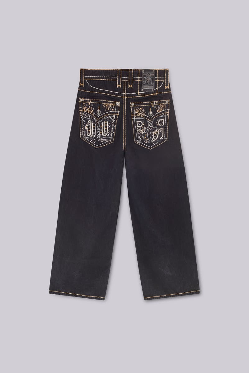 jaded london Rock Revival Mono Colossus Jeans Black