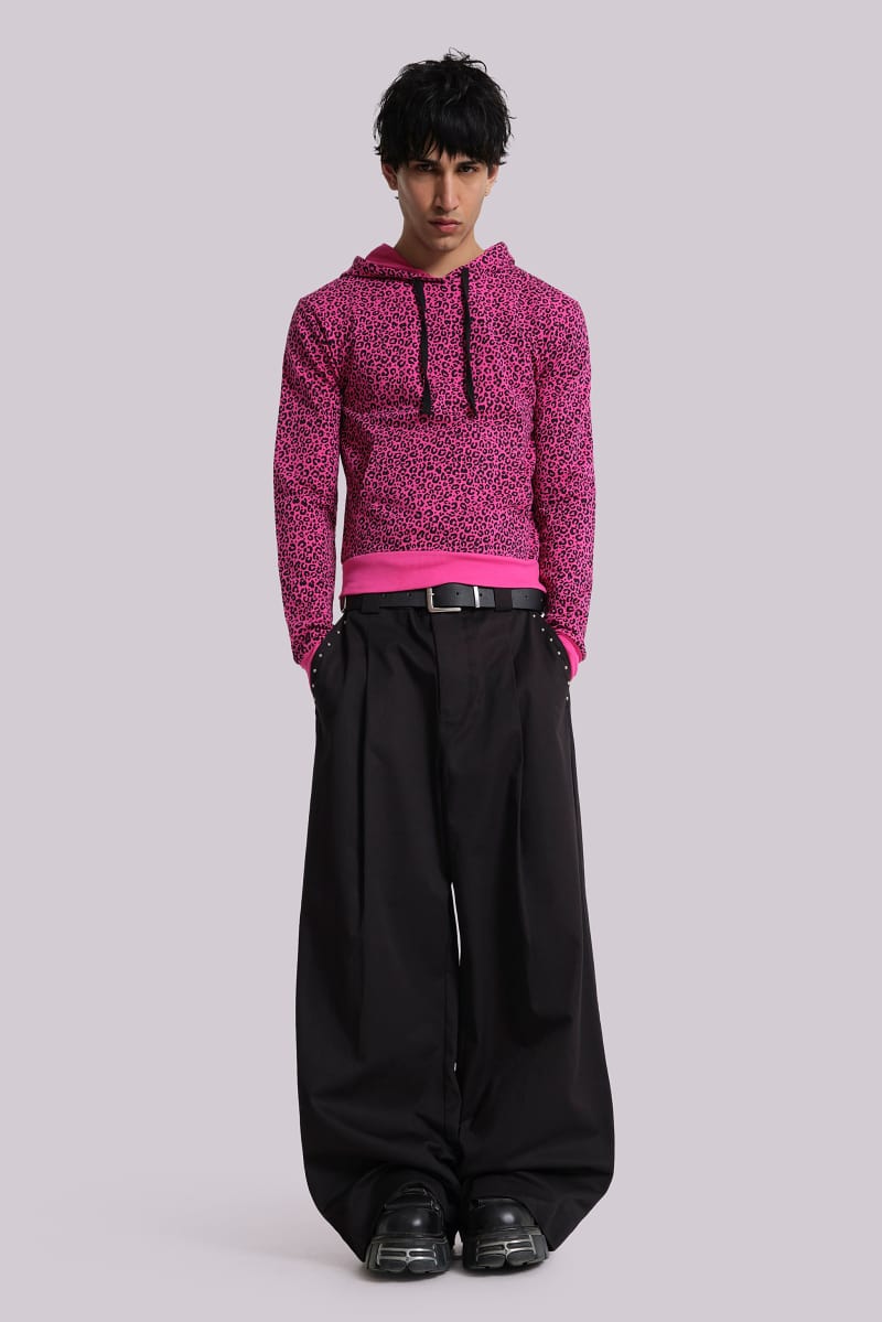 Jaded London Studded Black Goliath Suit Pants Black