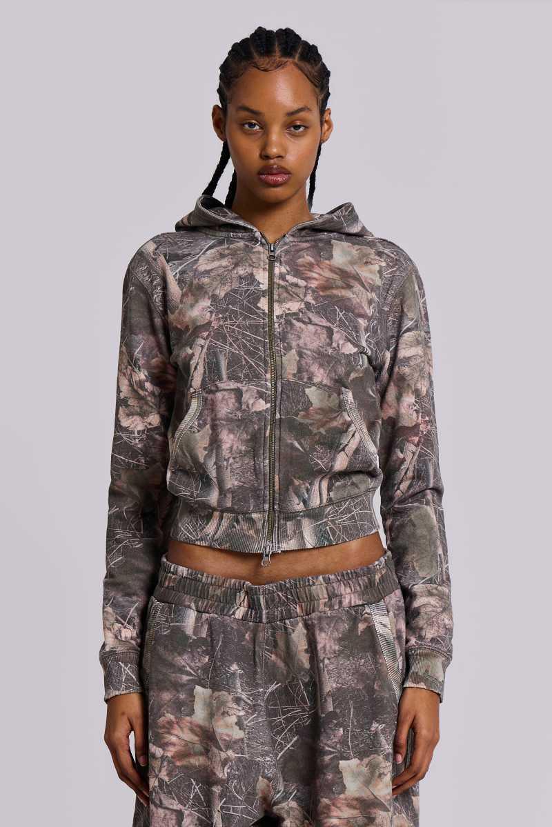 Jaded London Woodland Camo Mini Monster Hoodie Camo