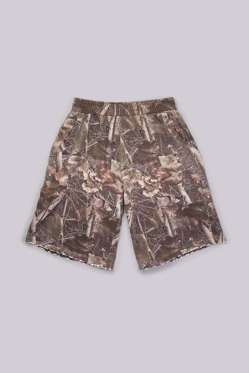 jaded london Woodland Camo Monster Jogger Shorts Woodland Camo