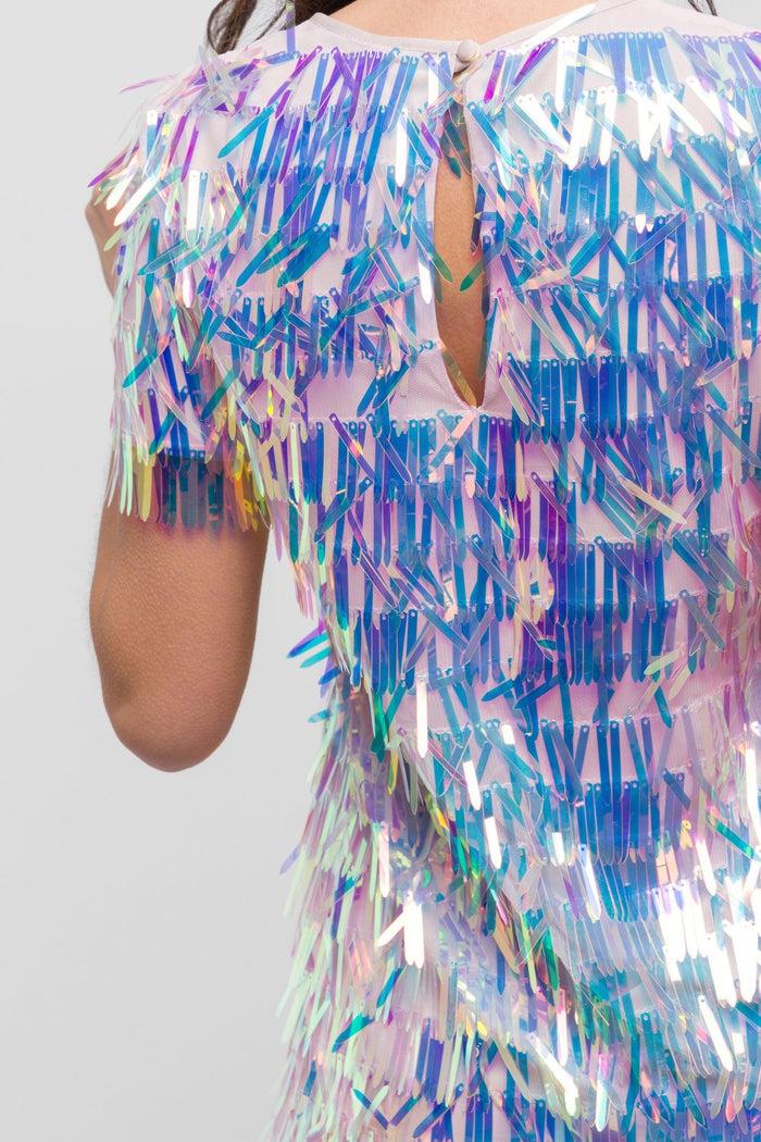 Jaded Rose Kimal Mini Sequin Tunic Dress. Dazzling & Versatile